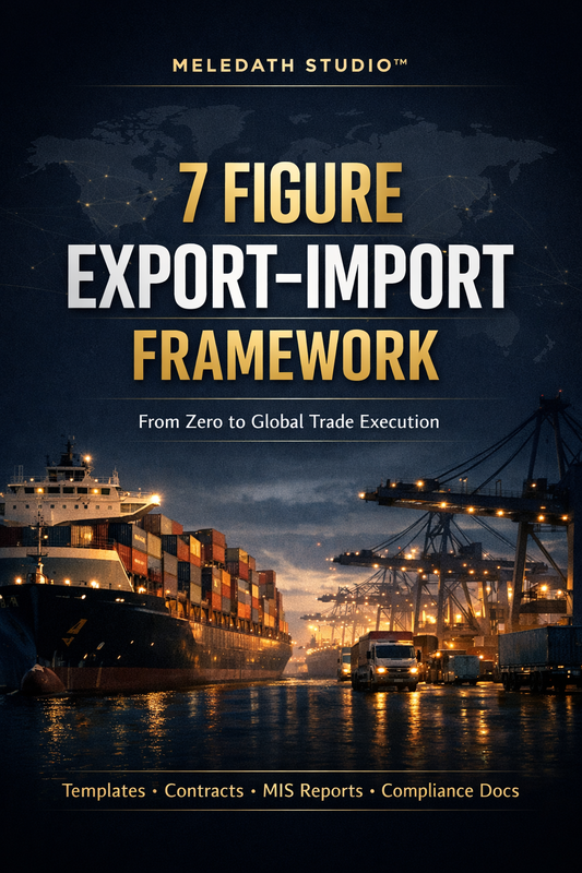 MELEDATH STUDIO™ 7 Figure Export Import Business Framework
